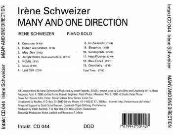 CD Irene Schweizer: Many And One Direction 429565