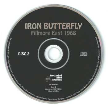 2CD Iron Butterfly: Fillmore East 1968