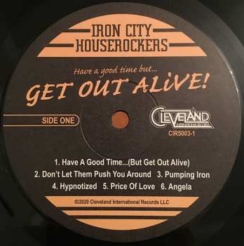 LP Iron City Houserockers: Have A Good Time (But Get Out Alive) 110762