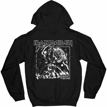 Merch Iron Maiden: Iron Maiden Unisex Pullover Hoodie: Number Of The Beast One Colour (back Print) (x-large) XL