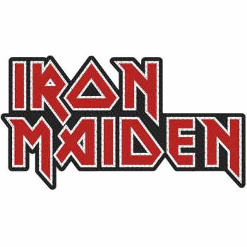Merch Iron Maiden: Iron Maiden Standard Patch: Logo Cut Out (retail Pack)