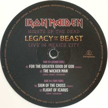 3LP Iron Maiden: Nights Of The Dead, Legacy Of The Beast: Live In Mexico City LTD