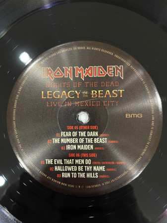 3LP Iron Maiden: Nights Of The Dead, Legacy Of The Beast: Live In Mexico City 539368
