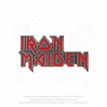 Merch Iron Maiden: Placka Enamelled Logo Iron Maiden