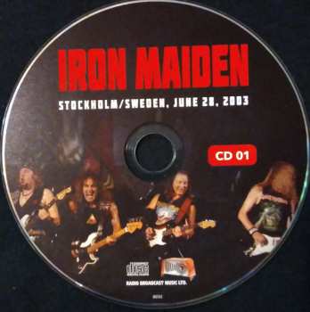 2CD Iron Maiden: Radio Broadcast Recording Stockholm/Sweden, June 28, 2003 415377