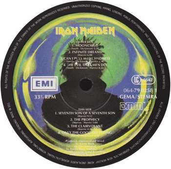 LP Iron Maiden: Seventh Son Of A Seventh Son 539106