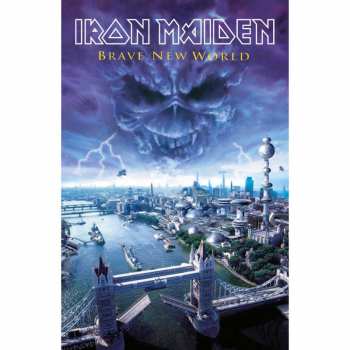 Merch Iron Maiden: Textilní Plakát Brave New World
