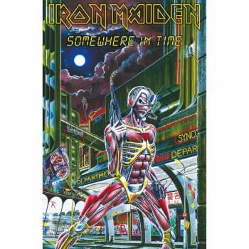 Merch Iron Maiden: Textilní Plakát Somewhere In Time