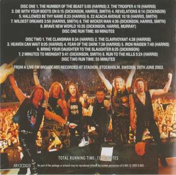 2CD Iron Maiden: The Beast In Stockholm - Sweden Broadcast 2003 415373