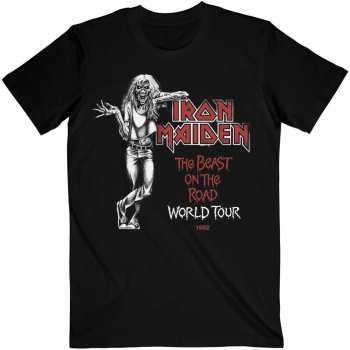 Merch Iron Maiden: Iron Maiden Unisex T-shirt: Beast Over Hammersmith World Tour '82 (large) L