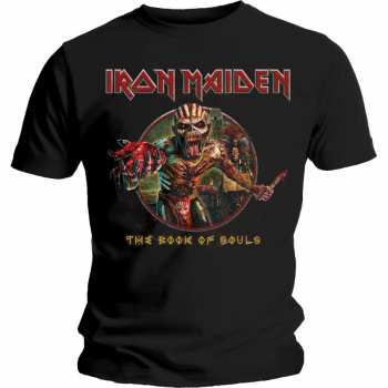 Merch Iron Maiden: Tričko Book Of Souls Eddie Circle  S