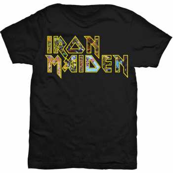 Merch Iron Maiden: Tričko Eddie Logo Iron Maiden  XXL