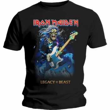 Merch Iron Maiden: Tričko Eddie On Bass  XXL