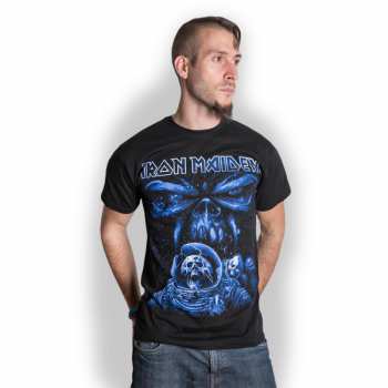 Merch Iron Maiden: Tričko Final Frontier Blue Album Spaceman  L