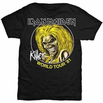 Merch Iron Maiden: Tričko Killer World Tour 81  M