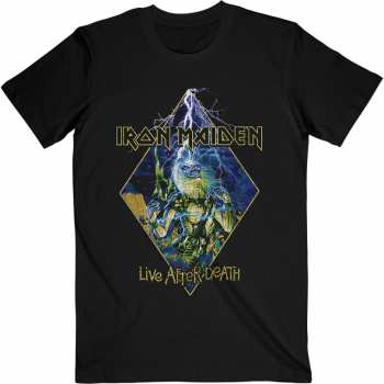 Merch Iron Maiden: Tričko Live After Death Diamond  S