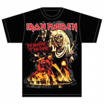Merch Iron Maiden: Tričko Number Of The Beast Graphic 