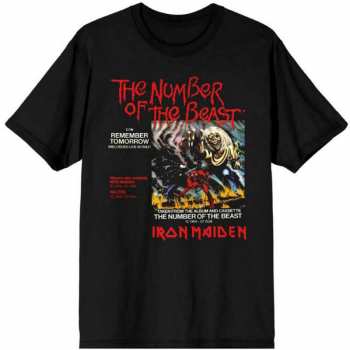 Merch Iron Maiden: Tričko Number Of The Beast Vinyl Promo Sleeve 