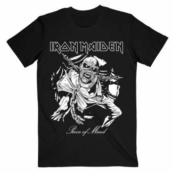 Merch Iron Maiden: Iron Maiden Unisex T-shirt: Piece Of Mind Mono Eddie (x-large) XL