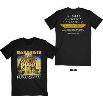 Merch Iron Maiden: Tričko Powerslave World Slavery Tour  XXL