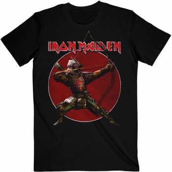 Merch Iron Maiden: Tričko Senjutsu Eddie Archer Red Circle  L