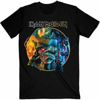 Merch Iron Maiden: Iron Maiden Unisex T-shirt: The Future Past Tour '23 Circle Art (large) L