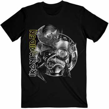 Merch Iron Maiden: Iron Maiden Unisex T-shirt: The Future Past Tour '23 Greyscale (small) S