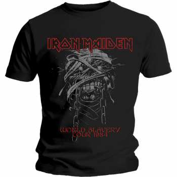 Merch Iron Maiden: Tričko World Slavery 1984 Tour  M