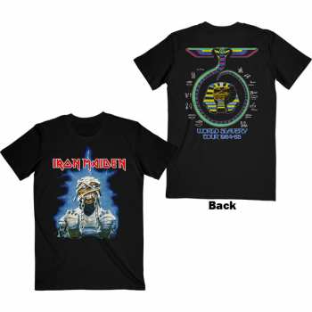 Merch Iron Maiden: Tričko World Slavery Tour '84 - '85  XL