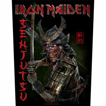 Merch Iron Maiden: Zádová Nášivka Senjutsu