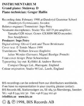 CD Isaac Albéniz: Complete Piano Music – Volume 1 119134