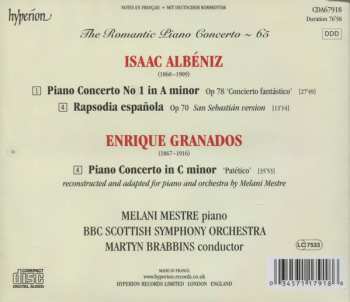 CD Isaac Albéniz: Concierto Fantástico, Op 78 / Rapsodia Española, Op 70 / Concerto In C Minor 'Patético' 323016