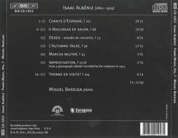 CD Isaac Albéniz: Piano Music Volume 7 114385