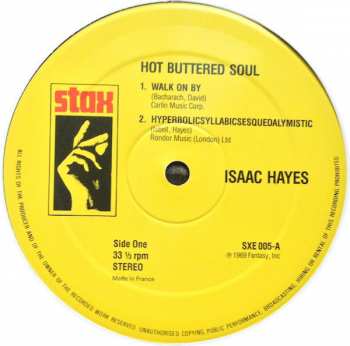 LP Isaac Hayes: Hot Buttered Soul 148926