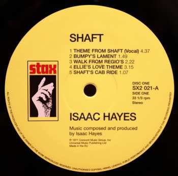 2LP Isaac Hayes: Shaft 410491
