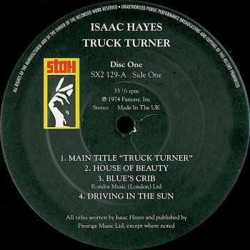 2LP Isaac Hayes: Truck Turner (Original Soundtrack) 60722