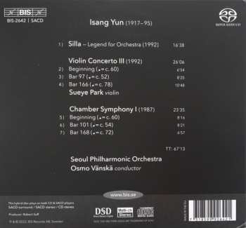 SACD Isang Yun: Violin Concerto III / Chamber Symphony I / Silla 363583