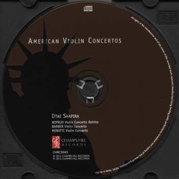 CD Ittai Shapira: American Violin Concertos 330586