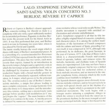 CD Itzhak Perlman: Symphonie Espagnole • Violin Concerto No. 3 44864