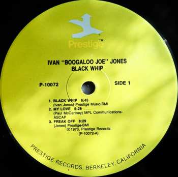 LP Ivan 'Boogaloo' Joe Jones: Black Whip 413312