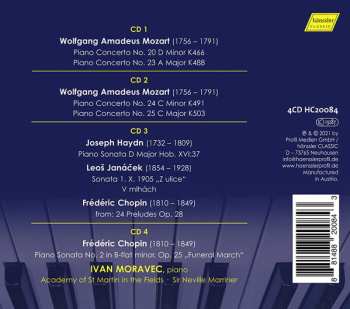 4CD Ivan Moravec: Mozart, Chopin, Janácek, Haydn 489385