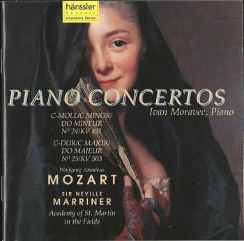 CD Ivan Moravec: Piano Concertos No 24 in C Minor/KV 491, No 25 In C Major/KV 503 252884