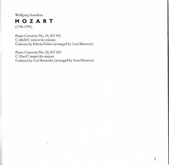 CD Ivan Moravec: Piano Concertos No 24 in C Minor/KV 491, No 25 In C Major/KV 503 252884
