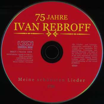 2CD Ivan Rebroff: 75 Jahre (Meine Schönsten Lieder) 256668