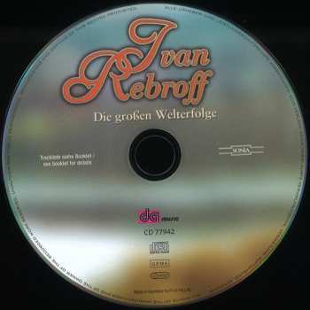CD Ivan Rebroff: Die Großen Welterfolge 316653