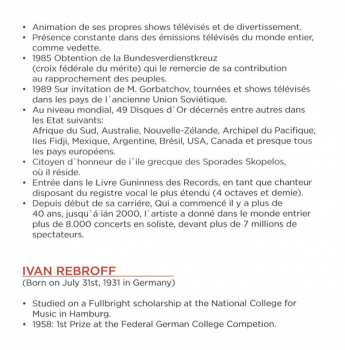 CD Ivan Rebroff: Erinnerungen An Ivan Rebroff – Seine Grossen Erfolge (Folge 2) 256662