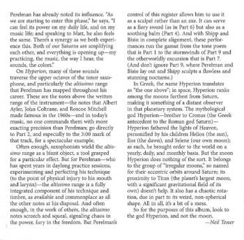 CD Ivo Perelman: Hyperion