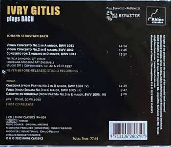 CD Ivry Gitlis: Violin Concertos 452325