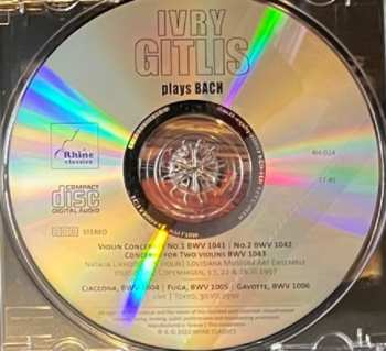 CD Ivry Gitlis: Violin Concertos 452325