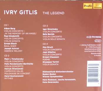 4CD/Box Set Ivry Gitlis: The Legend 121122